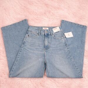 Wrangler High Rise a-line Crop Women's Blue Jeans size 0